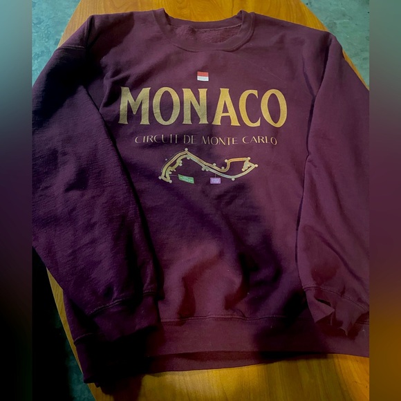 Other - Monaco Circuit de Monte Carlo Maroon Sweater
